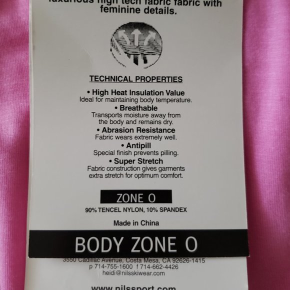 **SOLD**Nils Body Zone Lightweight Capri Bottom Base Layer ~Lounge Wear~PJs M - Picture 6 of 8